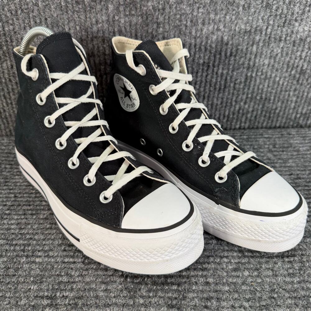 Converse Chuck Taylor All Star Lift Platform High Top Black Womens 7.5 560845F